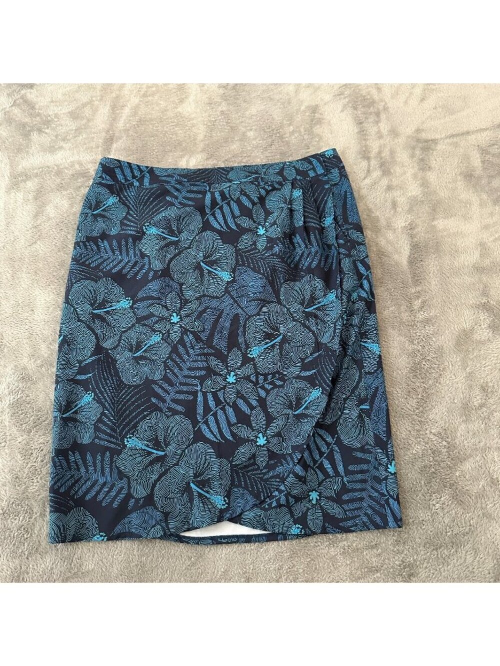 Ripskirt Rip Skirt Women's Wrap XL Blue Tropical Resortwear Vacation